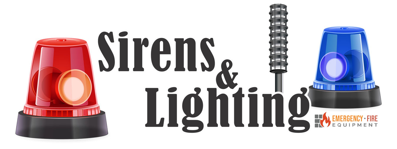 Sirens & Lighting Logo E-Fire