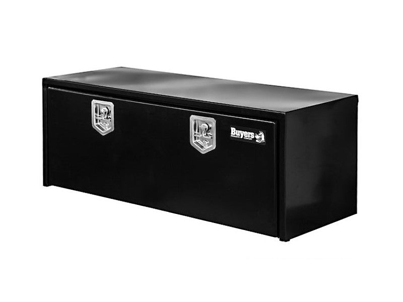 Buyers Products Black Steel Underbody Truck Box with T-Latch 18x18x60