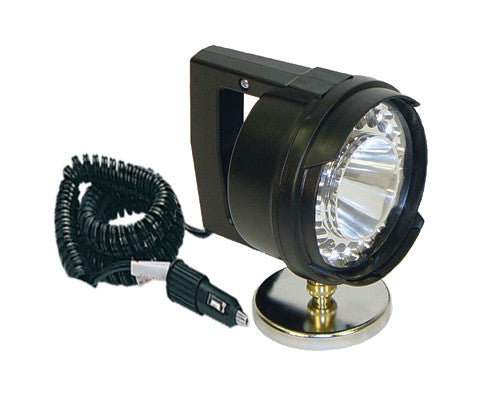 SHO-ME Portable Spotlights LED Swivel with Coil Cord DC Connector