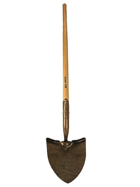 Flamefighter Wildland Forestry steel-headed shovel with a 38" butt-end wooden handle