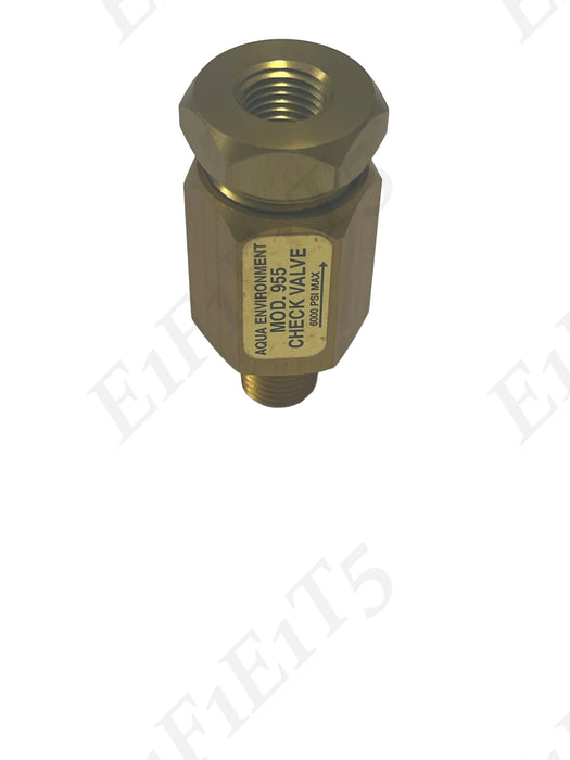 1/4" NPTM x 1/4" NPTF Check Valve