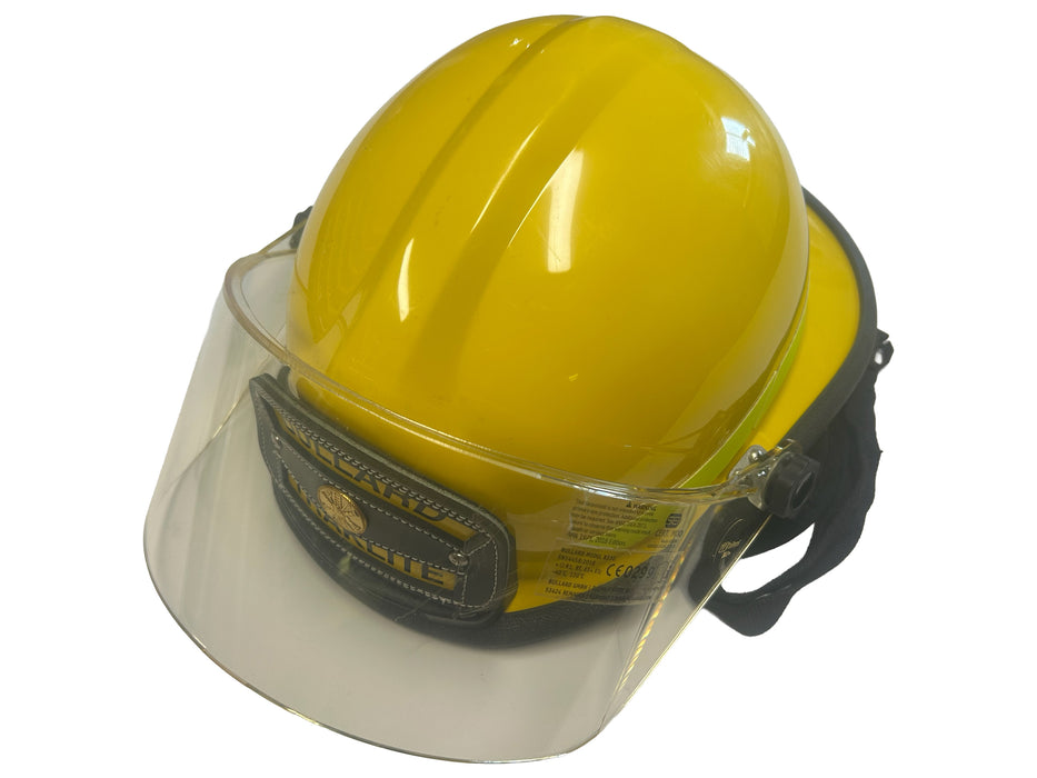 Structural Helmet w/Traklite, Face Shield, Neck Protection, and a Leather Front