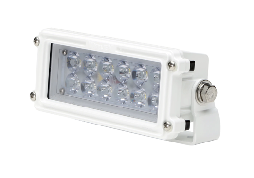 LED Flood Slimline Single Panel Stud Mount White Light