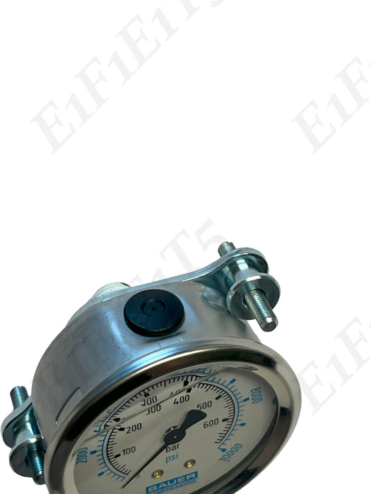10k PSI bar 2.5" 1/4" CBM Silicone Gauge