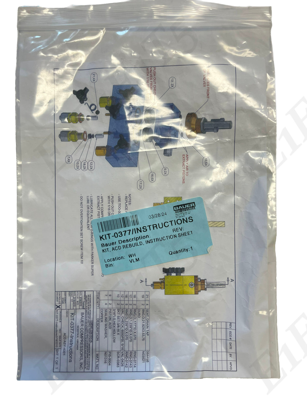 Complete Maintenance Kit — Emergency Fire Equipment