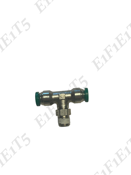 Branch Swivel Brass Silver Tee
