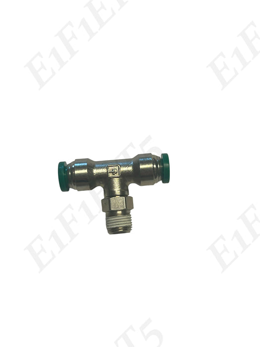 Branch Swivel Brass Silver Tee