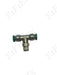 Branch Swivel Brass Silver Tee
