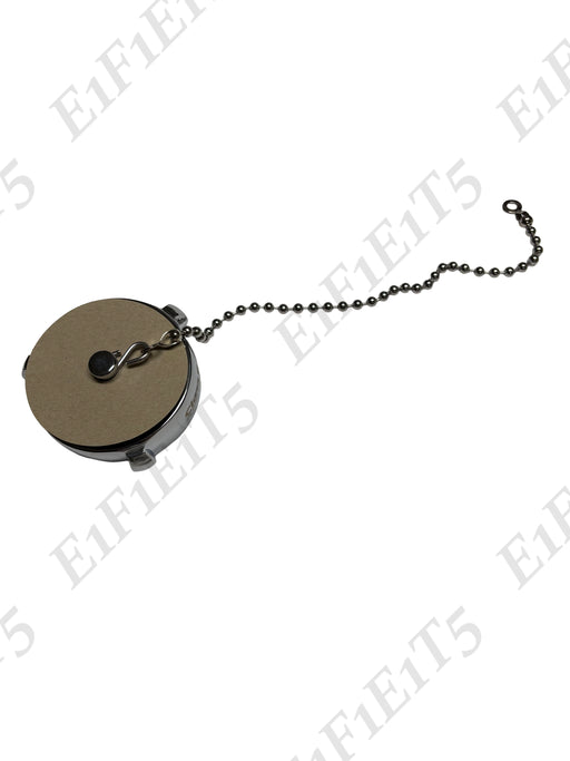 Chrome Plated 2-1/2" NST w/Chain-Vent Cap