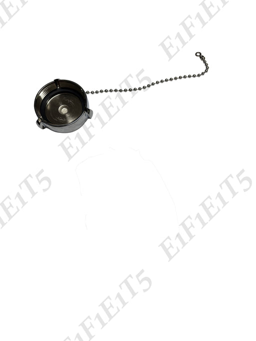 Chrome Plated 2-1/2" NST w/Chain-Vent Cap