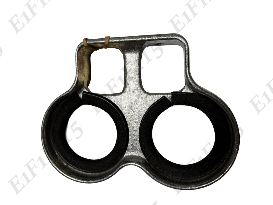 Dual Pike Holder Assembly w/Rubber Trim-Lock Bracket