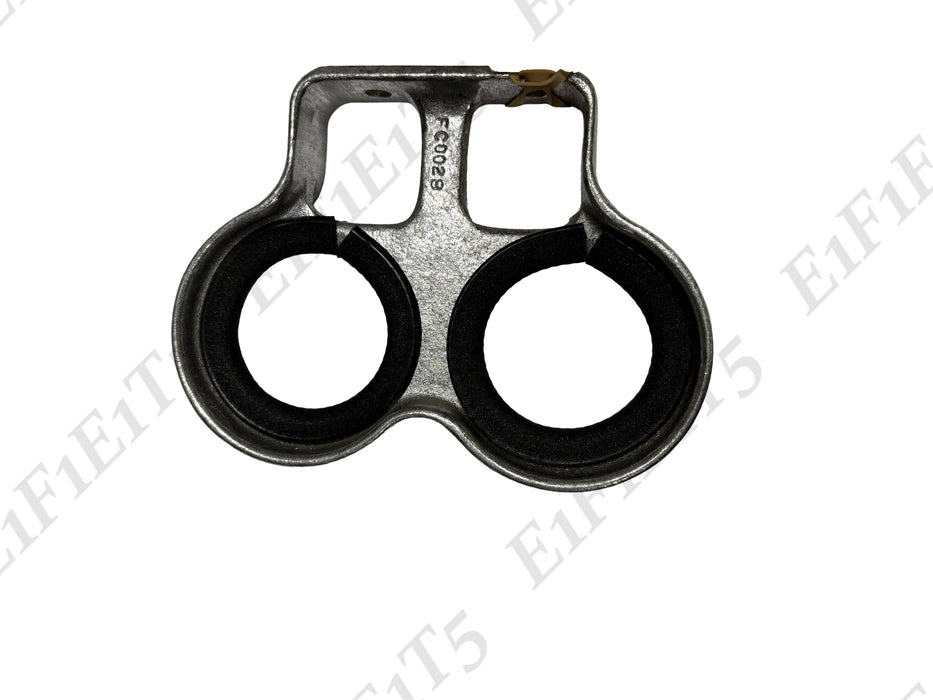 Dual Pike Holder Assembly w/Rubber Trim-Lock Bracket