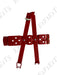Fire Extinguisher Vehicle 3" Red Bracket