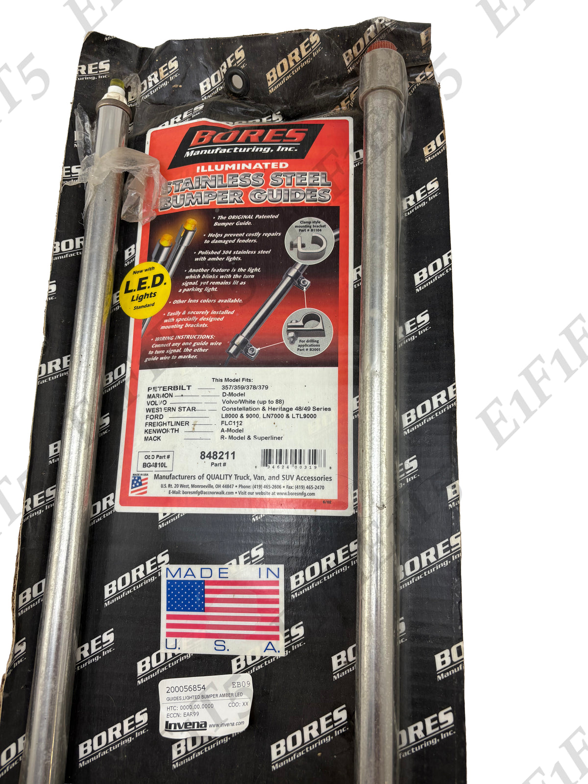 Lighted Bumper Amber LED Guides — Emergency Fire Equipment