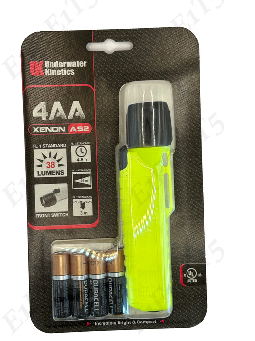Waterproof Xenon Yellow Flashlight