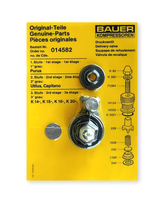 Bauer Valve Kit 014582