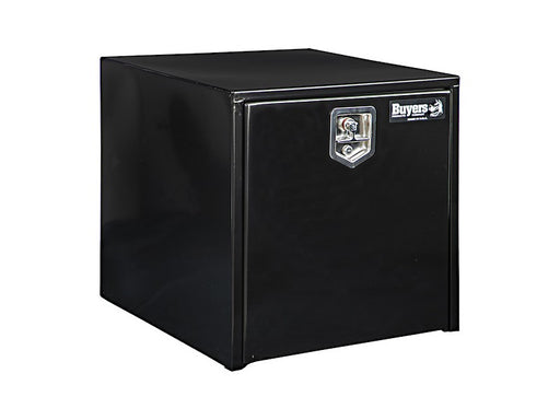 Buyers Products Black Steel Underbody Truck Box with T-Latch 24x24x24