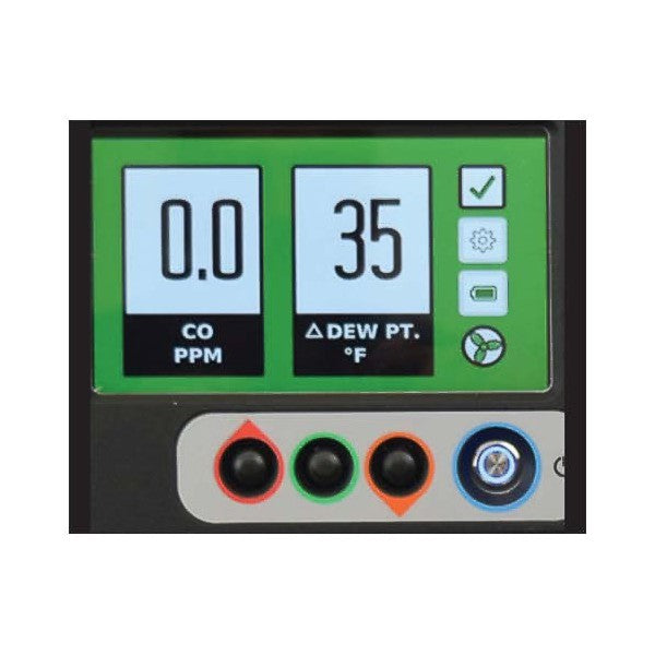 AirGuard Portable Air Quality Box 1 Worker 15 CFM Display