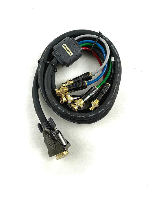 SonicWave Component Video Break-Out 5-BNC to VGA 6.0' Cable