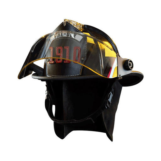 Fire-Dex Traditional Helmet with 4" Faceshield Black