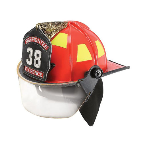 Fire-Dex Traditional Helmet with 4" Faceshield Red