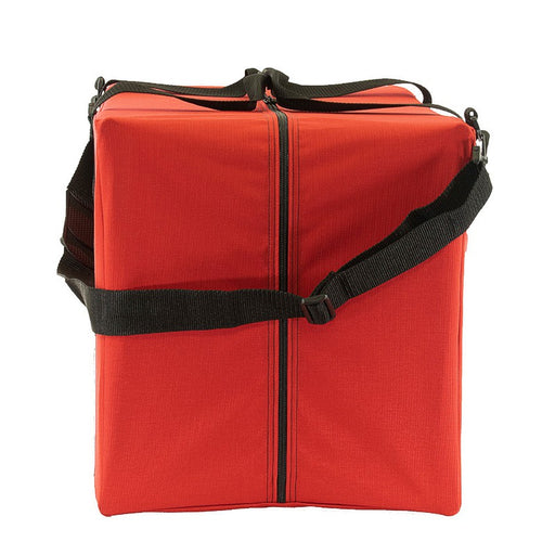 Professional Life Support Large Firefighter Gear Bag Red Side View