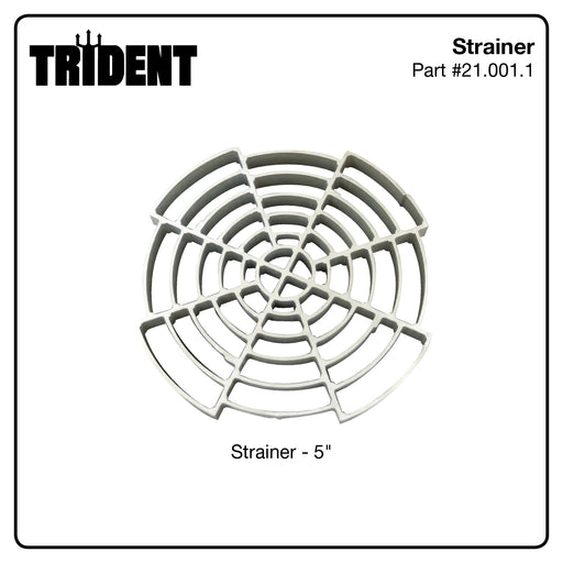 Trident 5" Suction Strainer 21.001.1