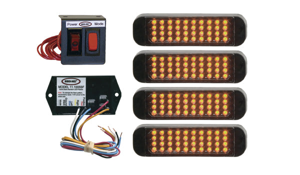 Micro-Lite LED Light 4 Head Kit Amber