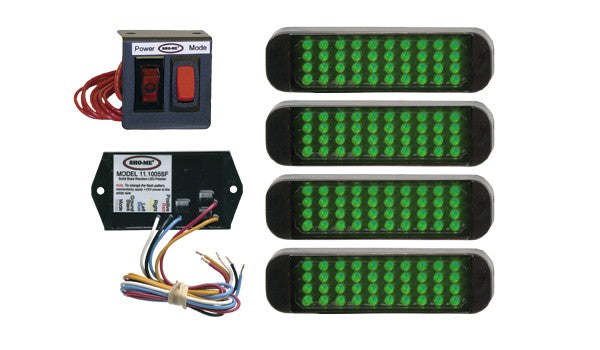 Micro-Lite LED Light 4 Head Kit Green