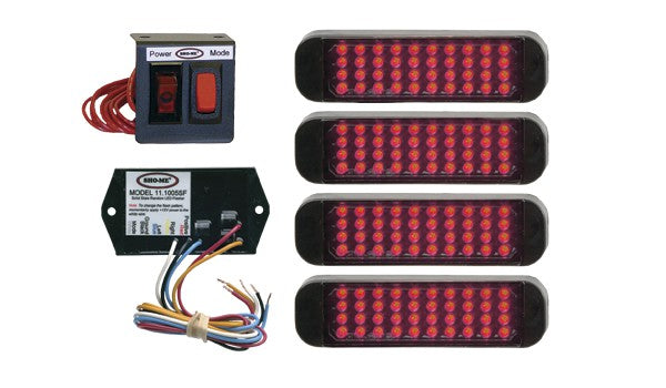 Micro-Lite LED Light 4 Head Kit Red