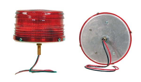 Flashpoint 360 Degree LED Beacon Post Mount Red