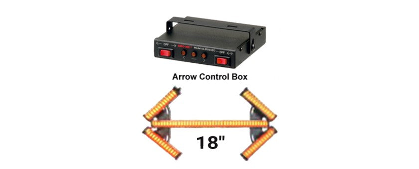 LED Portable Folding Arrow, 18", Control Box