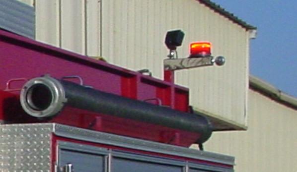 Flashpoint 360 Degree LED Beacon Installed on Fire Truck